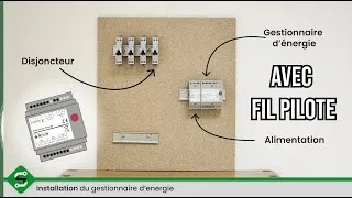 Miniature : Câblage du Gestionnaire d'Énergie - Chauffage fil pilote
