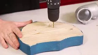 Miniature : Comment fabriquer un porte-manteau style bois de rennes