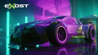 Miniature : EXOST - Metal Chrome – La voiture radiocommandée holographique 🪞🏎️🚨