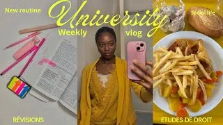 Miniature : University vlog: une semaine dans la vie d’une étudiante en double licence.⚖️🍵🌟📖