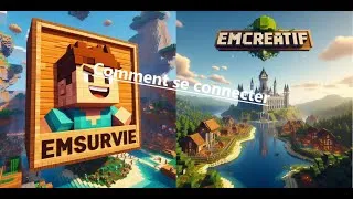 Miniature : Tuto se connecter a Emsurvie et Emcréatif (Mes serveurs minecraft )