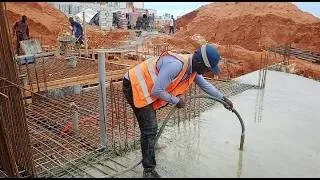 Miniature : BETONNAGE DE LA DALLE DU SOUS SOL