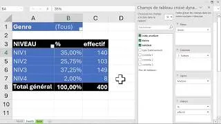Miniature : EXCEL comment analyser des données avec des tableaux croisés dynamiques exemple pratique