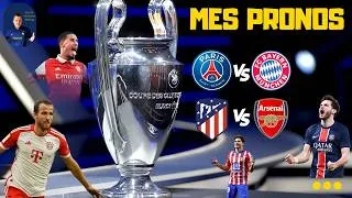 Miniature : Mes Pronostics Ligue des Champions : Paris Bayern Munich  - Atletico Madrid Arsenal
