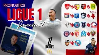 Miniature : Pronostics Foot Ligue 1 Journée 31 - OM Nice - Rennes Nantes - Toulouse Monaco - Brest Lens