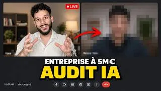 Miniature : Comment je mène un Audit IA chez un client à 5M€ (extraits réels)