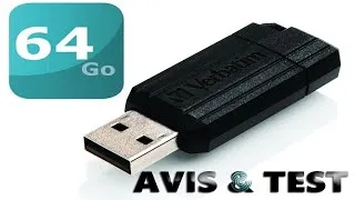 Miniature : Clé USB Verbatim Pinstripe 64 Go