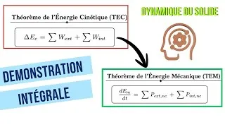 Miniature : Passage du Théorème de l'Energie cinetique au théorème de l'énergie mécanique /Démonstration🔥 