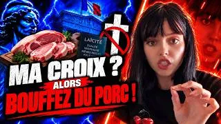 Miniature : Elle doit cacher sa croix… alors elle lâche : “BOUFFEZ DU PORC !”