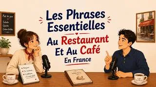 Miniature : Essential Phrases for Restaurants and Cafés in France | 20 Minutes of Natural French |  | A1–A2