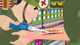 Miniature : Pourquoi les infirmiers militaires adorent-ils utiliser la superglue ?