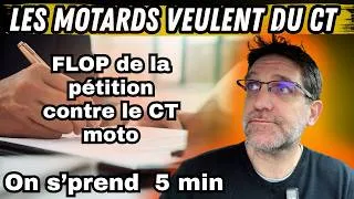 Miniature : Les motards veulent du CT - Flop de la pétition contre le CT moto