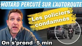 Miniature : Motard percuté par la police sur l'A4 : les policiers condamnés.
