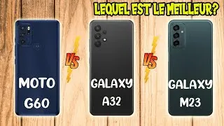 Miniature : Motorola Moto G60 VS Samsung Galaxy A32 VC Samsung M23 - Nous comparons et trouvons le meilleur !