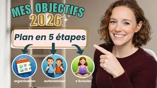 Miniature : Objectifs 2026 : les DÉFINIR & RÉALISER | plan par étapes 