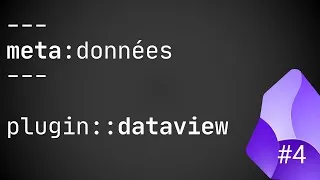 Miniature : Obsidian Fondations  métadonnées et dataview 🆙 (Jour 4)