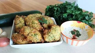 Miniature : Beignets de courgettes légers, moelleux et croustillants - recette sans œuf et sans lait - n°539