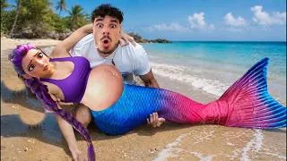 Miniature : J’AI TROUVÉ RUMI LA SIRÈNE ENCEINTE SUR LA PLAGE DANS LA VRAIE VIE ! LA TEAM KPOP Demon Hunters