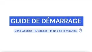Miniature : Guide de démarrage Sinao #1 - Paramétrer le compte côté Gestion