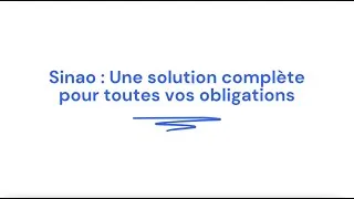 Miniature : Facture électronique : répondre aux obligations avec Sinao