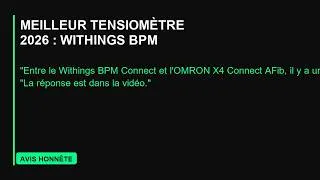 Miniature : Meilleur tensiomètre 2026 : Withings BPM Connect vs OMRON X4 Connect AFib