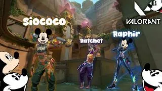 Miniature : [Valorant] 🤯 Mickey ENVAHIT la Game (ft @RaphiR_ et Ratchet)