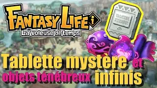 Miniature : Tablette mystère (et autres objets de monstre noyr) à l'infini ! | Fantasy Life i
