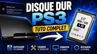Miniature : PS3 : COMMENT CHANGER, FORMATER ET RESTAURER SON DISQUE DUR