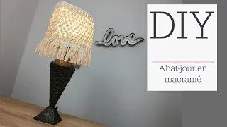 Miniature : Tuto déco n°2 : Abat-jour en macrame