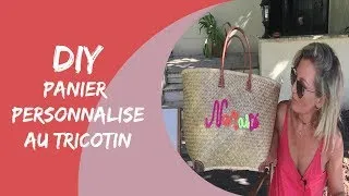 Miniature : Tuto Accessoire n°1: Le panier personnalisé au tricotin