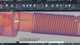 Miniature : " Vis + Ecrou 3D sous Autocad : simple, précis, efficace ! "