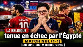 Miniature : La Belgique tenue en échec par l'Égypte   Match nul (1-1) | Coupe du Monde 2026