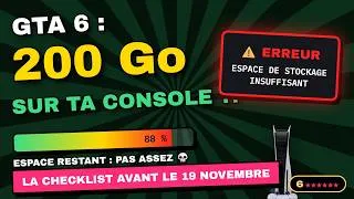 Miniature : GTA 6 : 200 Go ?! Ta console n'est PAS prête (la checklist)