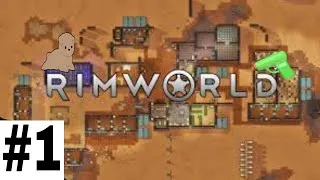 Miniature : Rimworld #1 (des chiens qui font l'amour) ?????