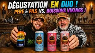 Miniature : ⚡ ON TESTE LES BOISSONS VIKINGS ! DÉGUSTATION RAGNAROK PÈRE & FILS ⚡