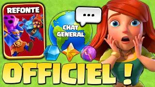 Miniature : OFFICIEL 🚨 Le Retour du Chat Général, Plus de Minerais et Refonte des Super Troupes ? Clash of clans