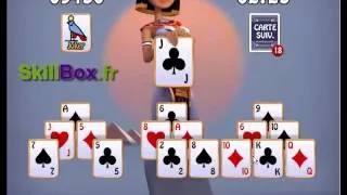 Miniature : Pyramide solitaire, je jeu de cartes en ligne