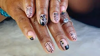 Miniature : (#new ) (#manucurerusse ) (#gainage ) (#nailsartdesign) (#nails) ( 10 semaines de repousse)