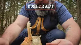 Miniature : Banc ou chaise en froissartage - bushcraft boyscout style bench or chair