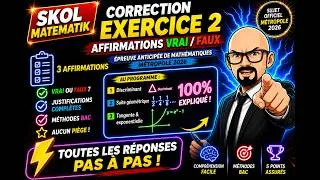 Miniature : CORRECTION EXERCICE 2 SUJET 2026 EAM