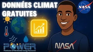 Miniature : TUTO | Télécharger des DONNÉES CLIMATIQUES GRATUITES (NASA POWER) - Tutoriel Complet Français