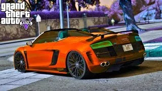 Miniature : ► Graphisme GTA 6   Audi R8 V10 Plus ✪  Gameplay! 2017 MOD Graphisme Réaliste