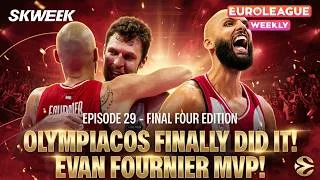 Miniature : OLYMPIACOS FINALLY DID IT ❤️ EUROPE IS RED 🔥 FOURNIER MVP! | EuroLeague Weekly EPISODE 29
