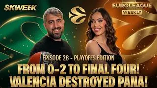 Miniature : FROM 0-2 TO FINAL FOUR 😳 VALENCIA DESTROYED PANA 🚨 FINAL FOUR READY | EuroLeague Weekly Episode 28