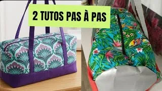 Miniature : Coudre 2 sacs à langer/ sacs de sport, tuto couture pas-à-pas 