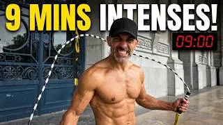 Miniature : Peux-tu survivre à ces 9 minutes de corde à sauter + TRX ?