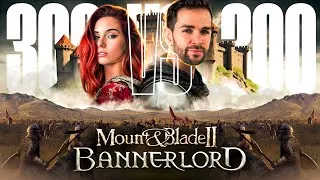 Miniature : 300 vs 300🔥 Découverte de Mount & Blade 2 BannerLord (Skyyart & Lyegaia Gameplay PvP Fr)