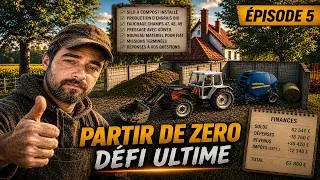 Miniature : Fs25/ Defi Ultime / Le projet BIO commence… énorme chantier sur la ferme ! #5