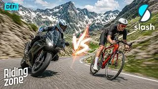 Miniature : Une moto peut-elle battre un coureur du Tour de France ?