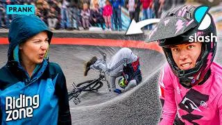 Miniature : Prank : on piège une compétition de Pumptrack avec le champion de France